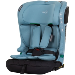 Scaun auto Chipolino Lux X I-Size 76-150 cm cu sistem Isofix pastel blue green - Img 1