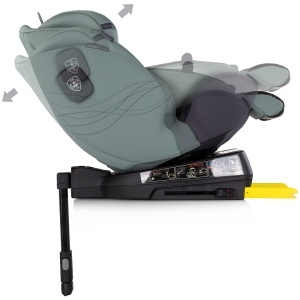 Scaun auto Chipolino Premium I-Size 40-150 cm cu sistem Isofix basil - Img 8