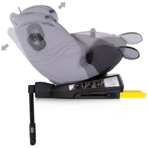 Scaun auto Chipolino Premium I-Size 40-150 cm cu sistem Isofix cloud - Img 8