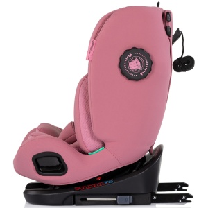 Scaun auto Chipolino Techno iGrow I-Size 40-150 cm cu sistem Isofix si sezut rotativ powder pink - Img 5