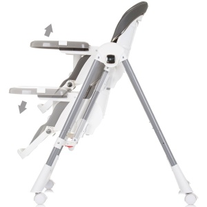 Scaun de masa Chipolino Milk Shake 2 in 1 ash grey - Img 5