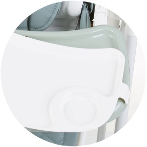 Scaun de masa Chipolino Milk Shake 2 in 1 pastel green - Img 9
