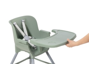 Scaun de masa pentru copii, BabyJem, verde