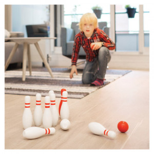 Set de bowling din lemn - Img 3