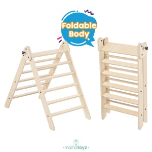 Set de cățărat Montessori cu tobogan Pikko, MamaToyz - Img 3