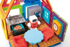 Set de construit Magformers- Bucatarie, 33 piese - Img 7