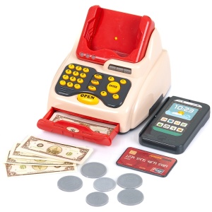 Set jucarie Chipolino Cash Register cu lumini, sunete si 24 accesorii - Img 3