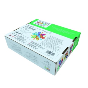 Set magnetic de construit Inventiv 110 piese, Cleverclixx - Img 3