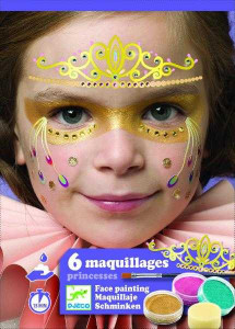 Set make-up, culori non alergice Djeco, printese - Img 1