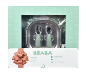Set masa cadou Beaba First Meal Sage Green