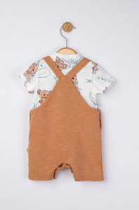 Set salopeta cu tricou de vara pentru bebelusi Koala, Tongs baby