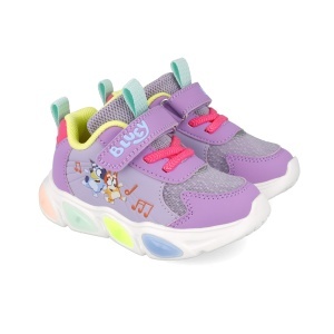 Sneakers Bluey cu luminite Garvalin 251856, roz