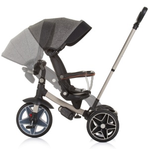 Tricicleta cu copertina si sezut reversibil Chipolino Derby granite - Img 7