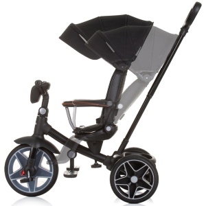 Tricicleta cu copertina si sezut reversibil Chipolino Derby obsidian - Img 4