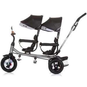 Tricicleta gemeni Chipolino 2Play obsidian silver - Img 3