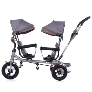 Tricicleta gemeni Chipolino 2Play platinum - Img 3