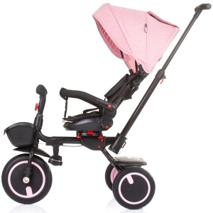 Tricicleta pliabila Chipolino Quick Fold cu sezut reversibil rose water - Img 3