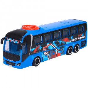 Autobuz Dickie Toys MAN Lion's Coach 26,5 cm albastru - Img 1