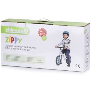 Bicicleta fara pedale Chipolino Zippy blue - Img 4
