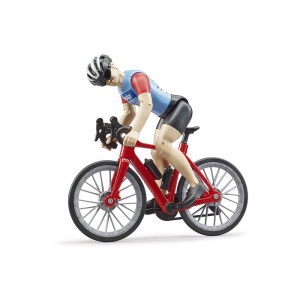 Bruder - Figurina Ciclist Cu Bicicleta De Curse - Img 3