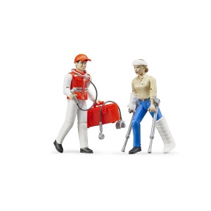 Bruder - Figurine Asistenti Ambulanta Si Accesorii