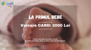 Card cadou "La PRIMUL BEBE" Drool