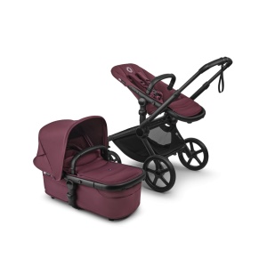 Carucior Bugaboo Fox 5 Renew Black Dark Cherry 2 in 1 - Img 2