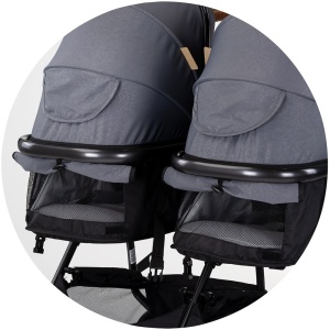 Carucior gemeni Chipolino Duo Smart 3 in 1 cloud - Img 16