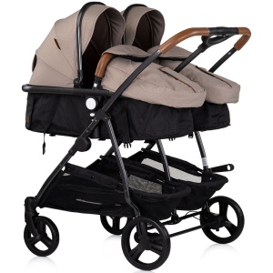 Carucior gemeni Chipolino Duo Smart 3 in 1 tiramisu - Img 2