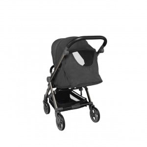 Carucior sport pliabil Skiddou Mell, Onyx, ultracompact pentru calatorii, Negru