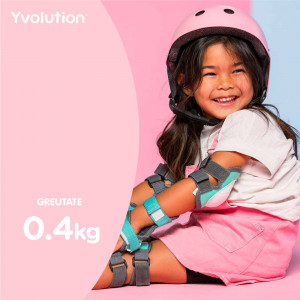 Casca protectie Yvolution 44-52 cm Pink - Img 4