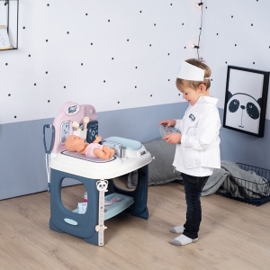 Centru de ingrijire pentru papusi Smoby Baby Care Center cu papusa si accesorii - Img 18