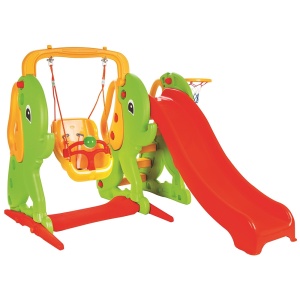 Centru de joaca Pilsan Elephant Slide and Swing Set - Img 1