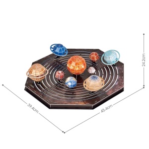CUBICFUN - PUZZLE 3D SISTEMUL SOLAR 173 PIESE CU BROSURA IN ROMANA - Img 4