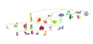 Decoratie mobila Animale vesele, Djeco - Img 1