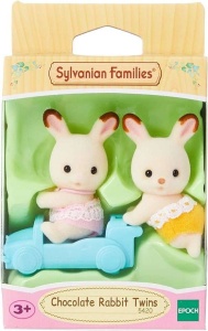 Figurine Sylvanian Families-Gemenii Iepurasi Chocolate - Img 2
