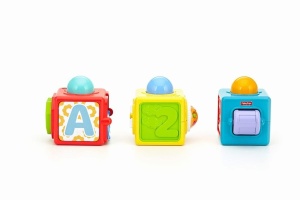 FISHER PRICE CUBURI CU ACTIVITATI - Img 4
