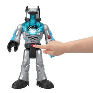 FISHER PRICE IMAGINEXT DC SUPER FRIENDS ROBOT BATMAN IN COSTUM GRI 30CM - Img 4