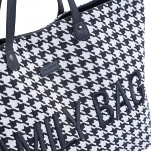 Geanta Childhome Family Bag Pied de Poule Negru - Img 3