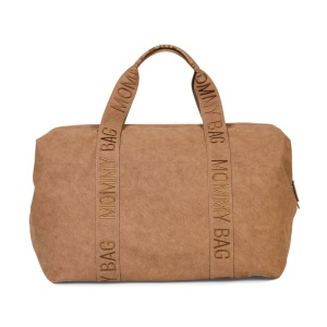 Geanta de bebe Childhome Mommy Bag Signature Prestige Hazlenut