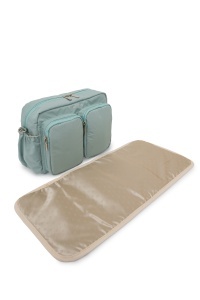 Geantă pentru scutece și accesorii bebe, DuoPack, Carry Bliss, verde - Img 3