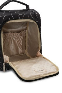 Geantă pentru scutece și accesorii bebe, SnapPack, Carry Bliss, wave negru - Img 8