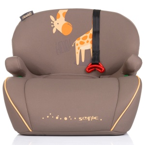 Inaltator auto Chipolino Sonic I-Size 125-150 cm cu sistem Isofix giraffe - Img 2