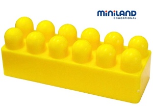 Joc de constructii Caramizi Miniland 300 buc - Img 3