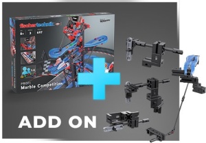 Kit STEM Completare pentru Cursa cu bile metalice - Intrecerea, Fischertechnik - Img 2