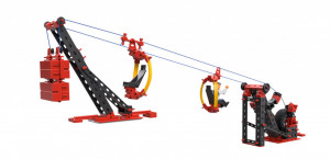 Kit STEM Transport pe cablu, Fischertechnik - Img 3