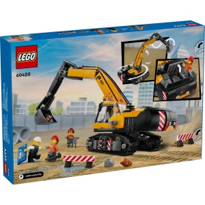 LEGO CITY EXCAVATOR GALBEN DE CONSTRUCTII 60420 - Img 2