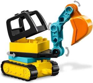 LEGO DUPLO CAMION SI EXCAVATOR PE SENILE 10931 - Img 4