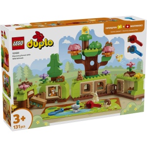 LEGO DUPLO PADUREA DESCOPERIRILOR CU ANIMALE SALBATICE 10480