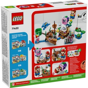 LEGO SUPER MARIO SET DE EXTINDERE AVENTURA LUI DORRIE LA EPAVA SCUFUNDATA 71432 - Img 2